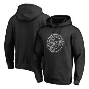 Men's Fanatics Branded Black Indiana Fever Marble Pullover Hoodie