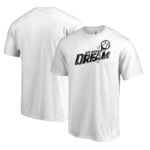 Men's Fanatics Branded White Atlanta Dream Marble T-Shirt