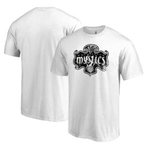 Men's Fanatics Branded White Washington Mystics Marble T-Shirt