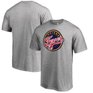 Men's Fanatics Branded Heathered Gray Indiana Fever Primary Logo T-Shirt