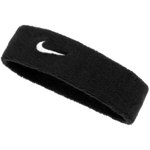 Men's Nike Black/White Swoosh Headband