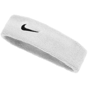 Men's Nike White/Black Swoosh Headband