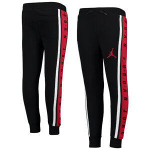 Youth Jordan Brand Black Jumpman Taped Pants