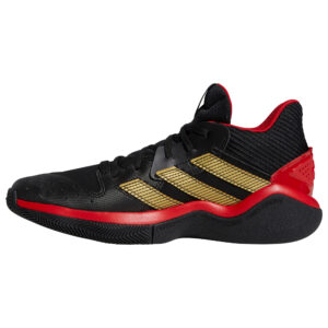 Men's adidas Black/Red Harden Stepback Shoes