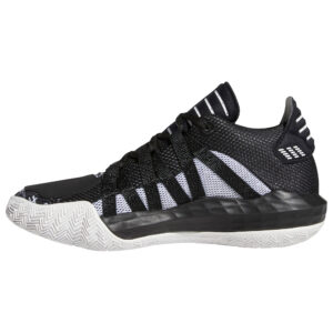 Youth adidas Black/White Dame 6 Shoes
