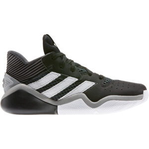 Youth adidas Black/Gray Harden Stepback Shoe