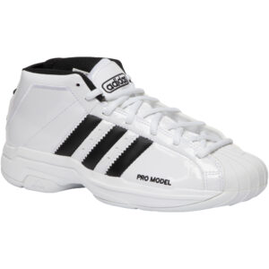Youth adidas White Pro Model 2G Shoe