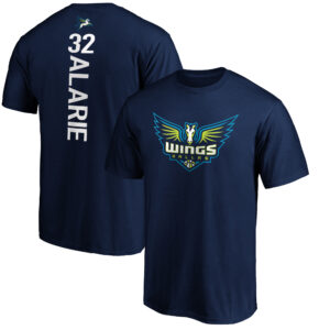 Men's Fanatics Branded Bella Allarie Navy Dallas Wings Playmaker Name & Number T-Shirt