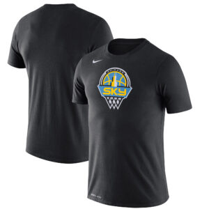 Men's Nike Black Chicago Sky Logo Performance T-Shirt