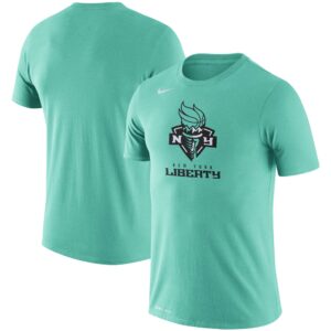 Men's Nike Mint Green New York Liberty Logo Performance T-Shirt