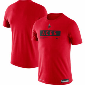 Men's Nike Red Las Vegas Aces Practice Performance T-Shirt