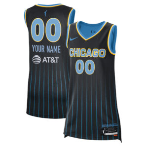 Unisex Nike Black Chicago Sky 2021 Victory Custom Jersey - Explorer Edition