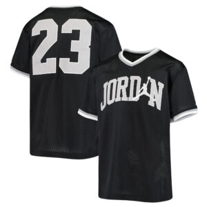 Youth Jordan Brand Black Jumpman Shooter V-Neck T-Shirt