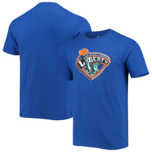 Men's Fanatics Branded Blue New York Liberty Team Primary Logo T-Shirt