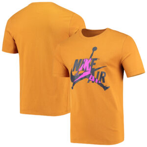 Men's Jordan Brand Orange Jumpman Classics Long Sleeve T-Shirt