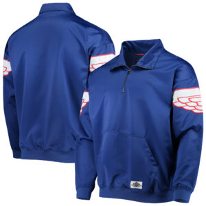 Men's Jordan Brand Blue Wings Classics Quarter-Zip Jacket