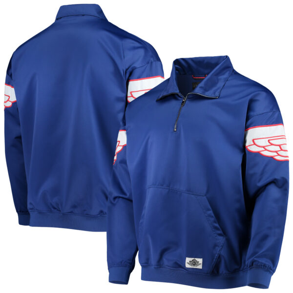 Men's Jordan Brand Blue Wings Classics Quarter-Zip Jacket