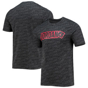 Men's Jordan Brand Black Basketball Essentials Sticker T-Shirt