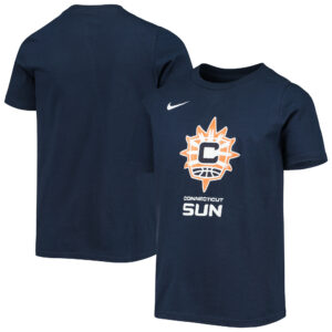 Youth Nike Navy Connecticut Sun WNBA Logo T-Shirt