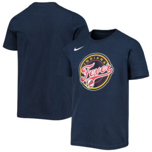 Youth Nike Navy Indiana Fever WNBA Logo T-Shirt