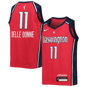 Youth Nike Elena Delle Donne Red Washington Mystics 2021 Player Jersey - Explorer Edition