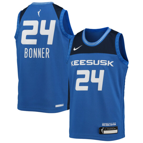 Youth Nike DeWanna Bonner Royal Connecticut Sun Player Jersey - Rebel Edition