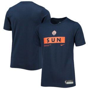 Youth Nike Navy Connecticut Sun Practice Performance T-Shirt