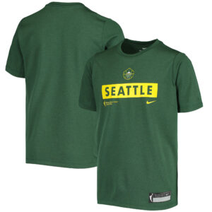 Youth Nike Green Seattle Storm Practice Performance T-Shirt