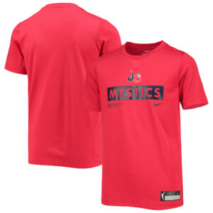 Youth Nike Red Washington Mystics Practice Performance T-Shirt