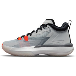 Youth Jordan Brand Gray/Orange Zion 1 Shoe