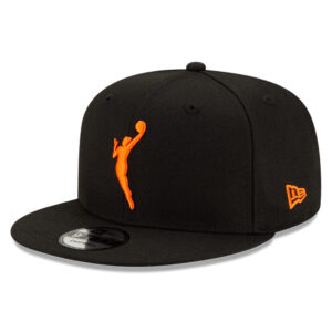 Men's New Era Black WNBA 9FIFTY Snapback Adjustable Hat