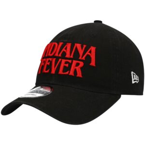 Men's New Era Black Indiana Fever Rebel Edition 9TWENTY Adjustable Hat