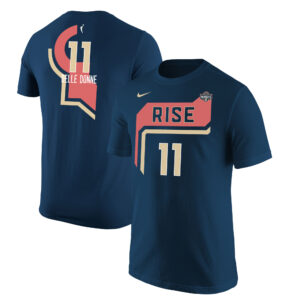 Men's Nike Elena Delle Donne Navy Washington Mystics Rebel Edition Name & Number T-Shirt