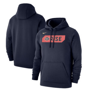 Men's Nike Navy Washington Mystics Rebel Edition Club Fleece Pullover Hoodie