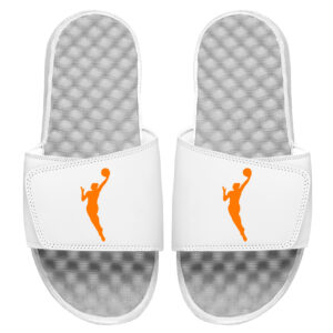 Men's ISlide White WNBA Primary Logo Slide Sandals