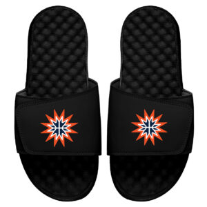 Men's ISlide Black Connecticut Sun Alternate Logo Slide Sandals