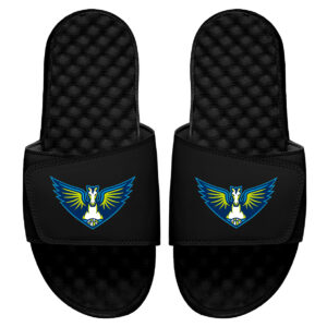Men's ISlide Black Dallas Wings Alternate Logo Slide Sandals