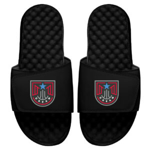 Men's ISlide Black Atlanta Dream Primary Logo Slide Sandals