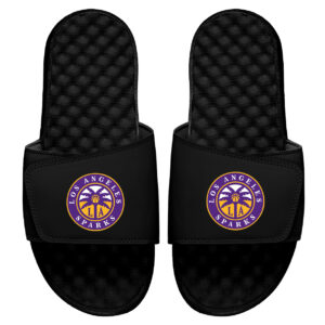 Men's ISlide Black Los Angeles Sparks Primary Logo Slide Sandals