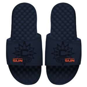 Men's ISlide Navy Connecticut Sun Tonal Pop Slide Sandals