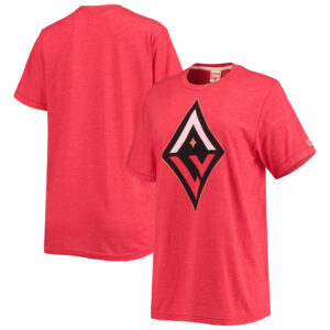 Women's Homage Red Las Vegas Aces Tri-Blend Logo T-Shirt