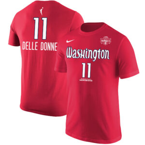 Men's Nike Elena Delle Donne Red Washington Mystics Explorer Edition Player Name & Number T-Shirt