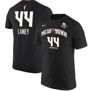Men's Nike Betnijah Laney Black New York Liberty Explorer Edition Name & Number T-Shirt