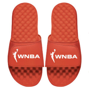 Men's ISlide Orange WNBA Wordmark Logo Slide Sandal