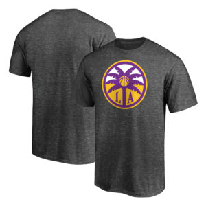 Men's Fanatics Branded Charcoal Los Angeles Sparks Primary Logo T-Shirt