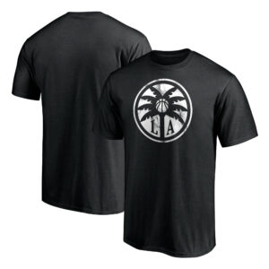 Men's Fanatics Branded Black Los Angeles Sparks Marble Logo T-Shirt