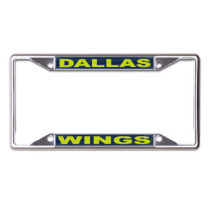 WinCraft Dallas Wings Metal Laser Cut License Plate Frame