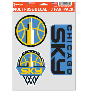 WinCraft Chicago Sky 3-Pack Multi-Use Decal Set