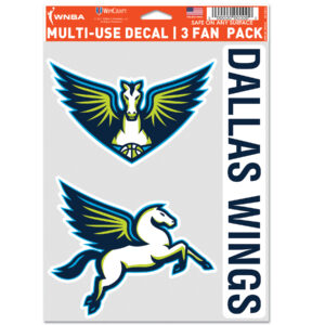 WinCraft Dallas Wings 3-Pack Multi-Use Decal Set