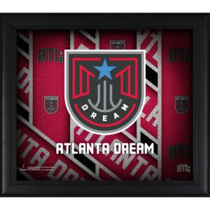 Atlanta Dream Framed 15" x 17" Team Threads Collage